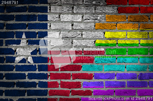 Image of Dark brick wall - LGBT rights - Texas