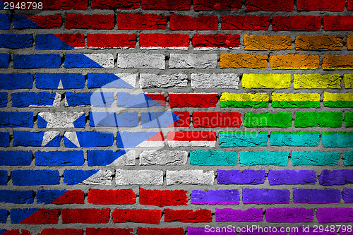 Image of Dark brick wall - LGBT rights - Puerto Rico