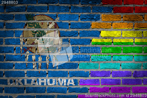 Image of Dark brick wall - LGBT rights - Oklahoma