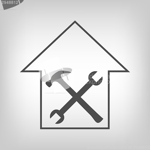 Image of House repair sign