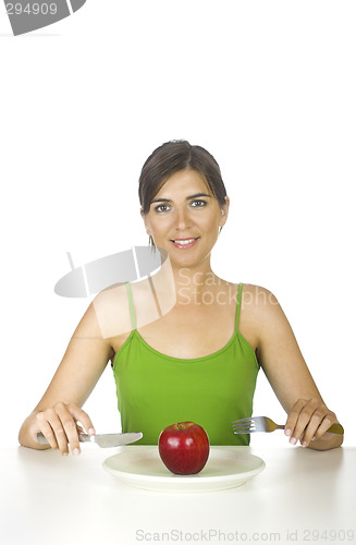 Image of Apple hungry