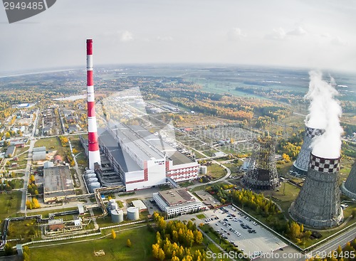 Image of City Energy and Warm Power Factory. Tyumen. Russia