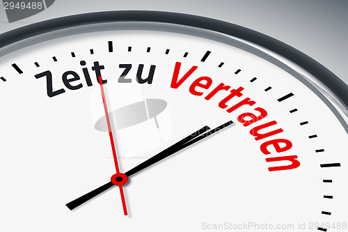 Image of Uhr mit Text