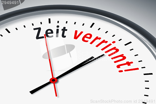 Image of Uhr mit Text