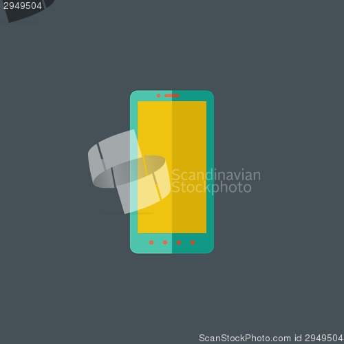 Image of Smartphone Flat Icon