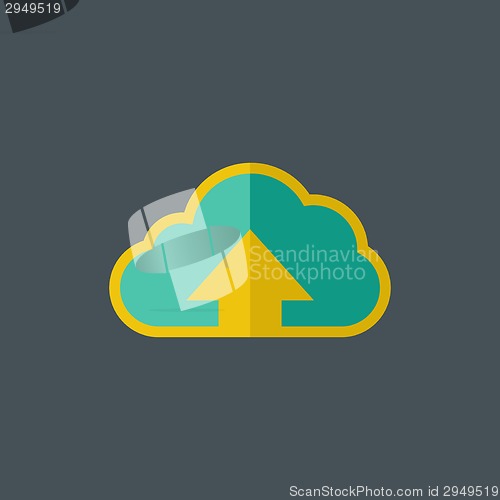 Image of Upload Flat Icon