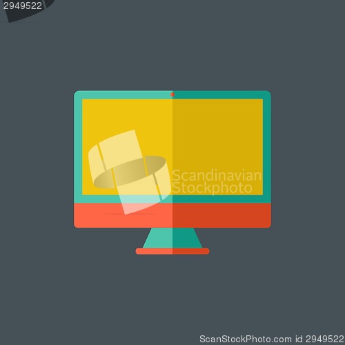 Image of Computer Flat Icon