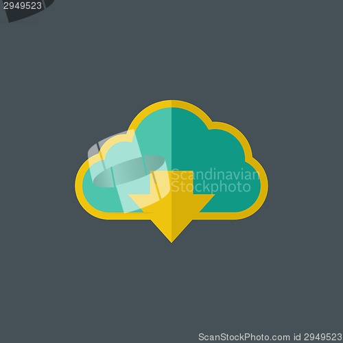 Image of Download Flat Icon