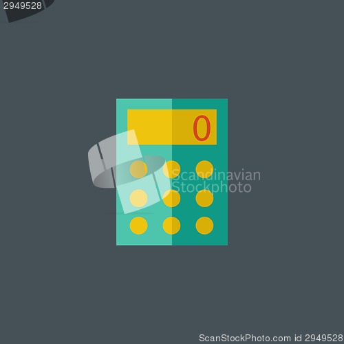 Image of Calculator Flat Icon