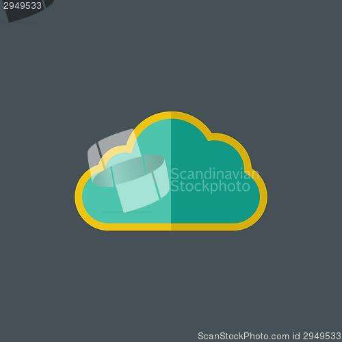 Image of Cloud Flat Icon