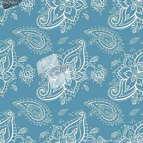 Image of Seamless Paisley background.