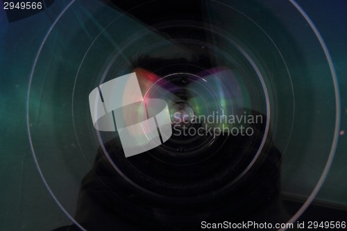 Image of camera lense as nice background 