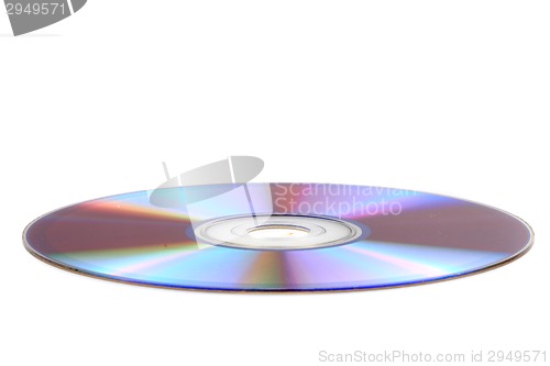 Image of CD or DVD isolated