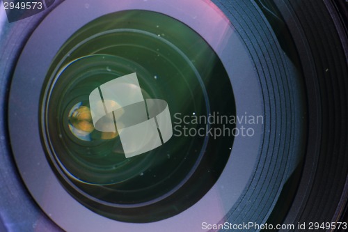 Image of camera lense as nice background 