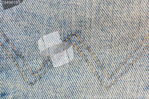 Image of Blue denim jeans texture, background