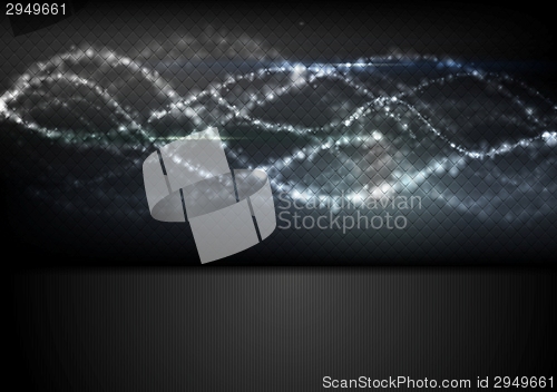 Image of Abstract shiny light wave bright background