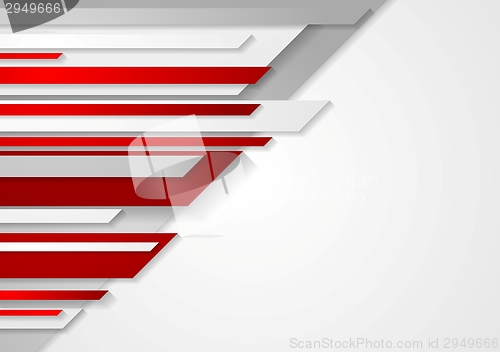 Image of Abstract vector technology stripes design