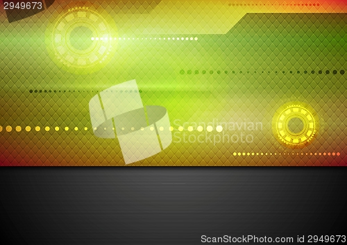Image of Abstract tech vibrant corporate background