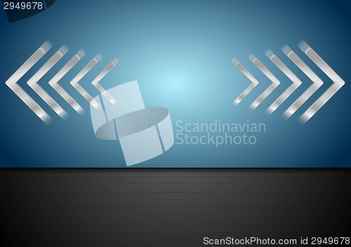 Image of Corporate bright arrows background