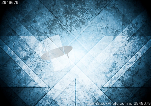Image of Grunge abstract blue background