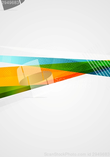 Image of Abstract colorful geometry shapes design