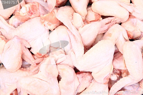 Image of raw chicken wings 