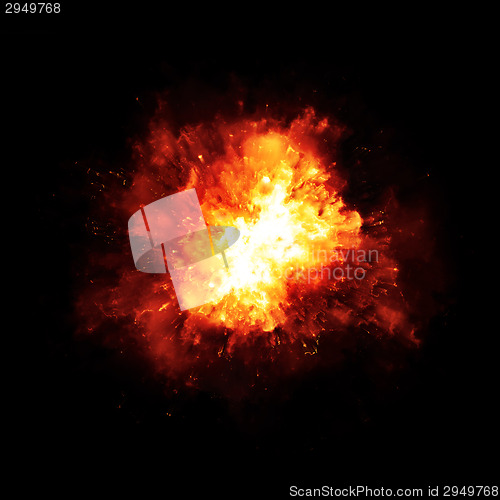 Image of explosion fire