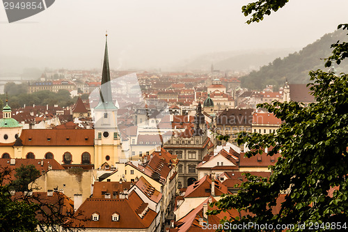 Image of Fog and Roofs of Prague