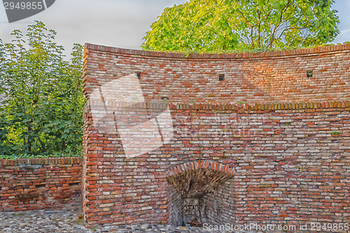 Image of Medieval brick walls