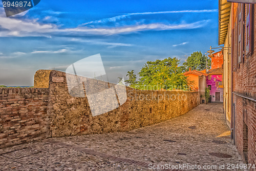 Image of Medieval brick walls