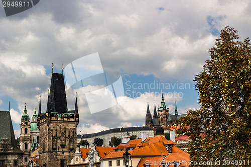 Image of view from Charles Bridge in Prague