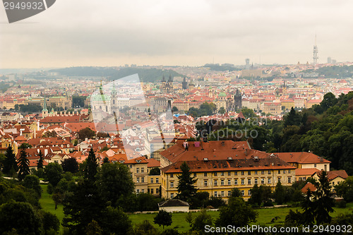 Image of Fog and Roofs of Prague