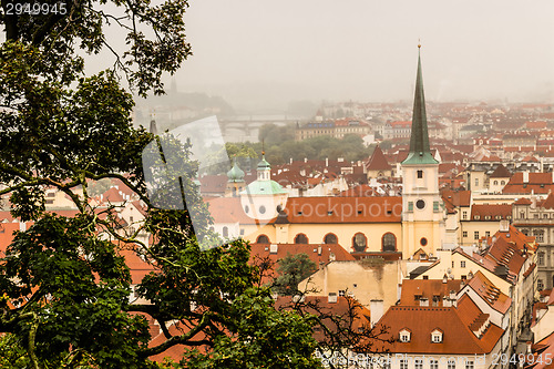 Image of Fog and Roofs of Prague