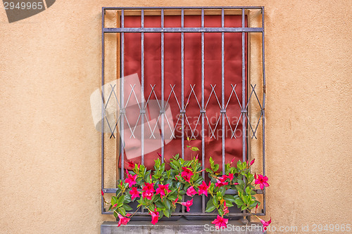 Image of Iron grating window