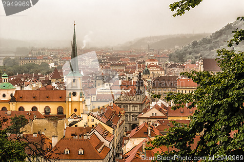 Image of Fog and Roofs of Prague