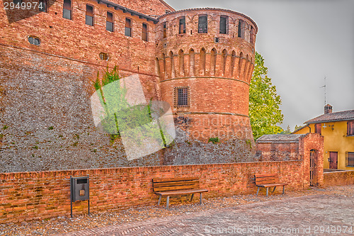 Image of Medieval brick walls