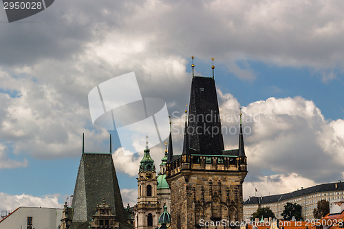 Image of view from Charles Bridge in Prague