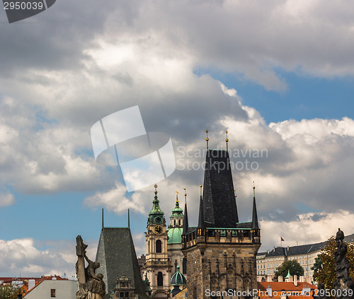 Image of view from Charles Bridge in Prague