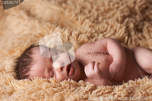 Image of Newborn baby peacefully sleeping