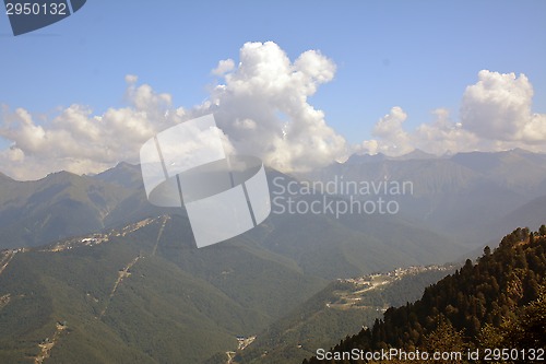 Image of Beautiful mountain landscape in the Caucasus