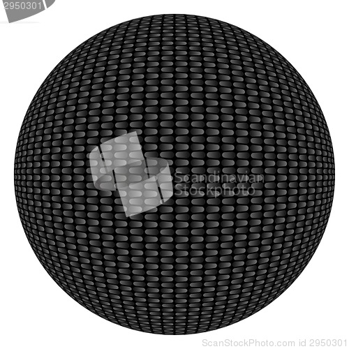 Image of Carbon Fiber Textured Button