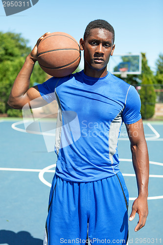 Image of Basketball Player Portrait