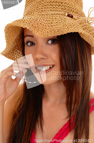 Image of Portrait of beautiful woman.