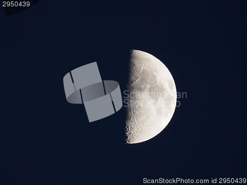 Image of First quarter moon