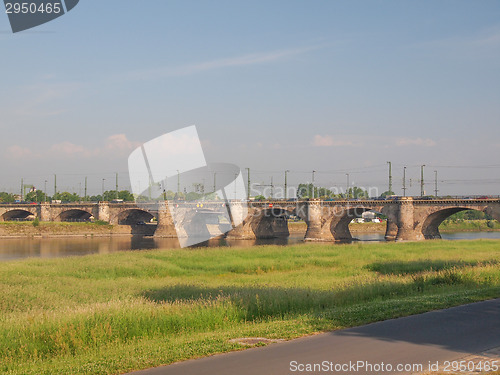 Image of Elbe river in Dresden