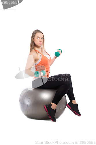 Image of Young sporty woman