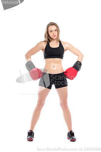 Image of Young sporty woman