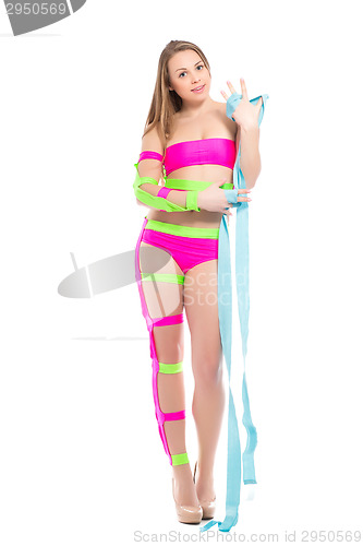 Image of Pretty blond woman