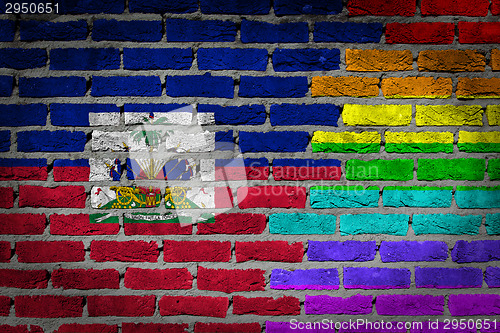 Image of Dark brick wall - LGBT rights - Haiti