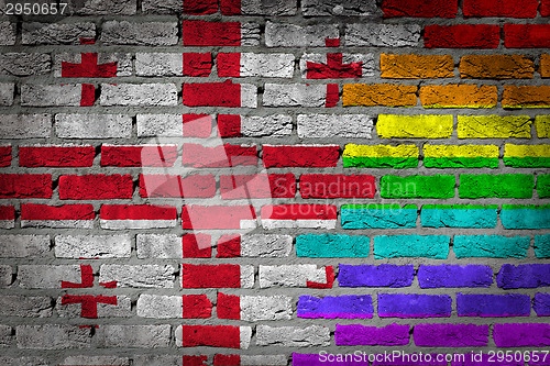 Image of Dark brick wall - LGBT rights - Georgia